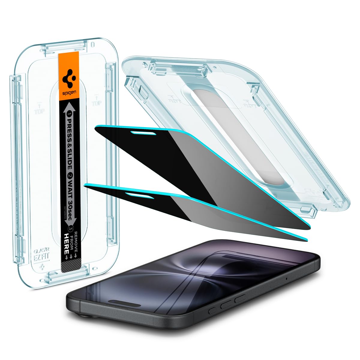 Amazon.com: Spigen Tempered Glass Screen Protector [GlasTR EZ FIT